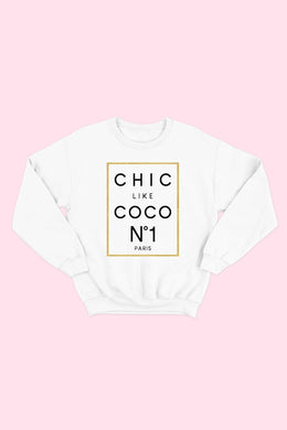 Chic Like Coco Sweatshirt - Foxy And Beautiful
