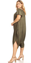 Olive Curvy Jumpsuit - Foxy And Beautiful