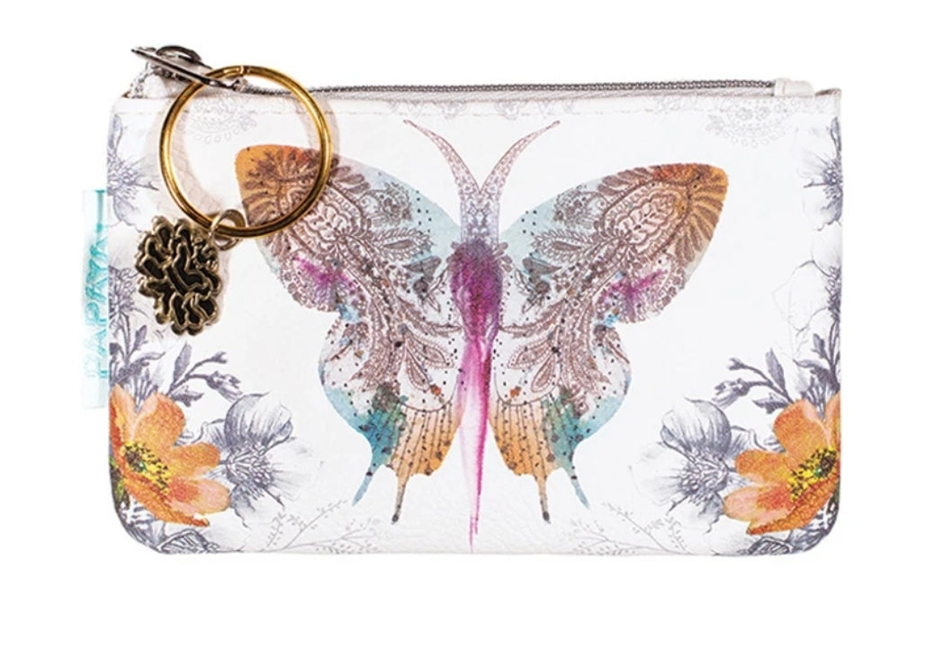 Paisley Butterfly Coin Purse - Foxy And Beautiful