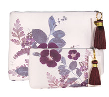 Plum Leaves Tassel Pouch - Small - Foxy And Beautiful