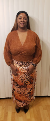 Cheetah Print Skirt - Foxy And Beautiful