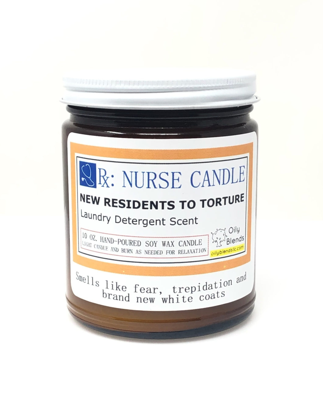 Nurse Candles Soy Wax 10 oz. - Foxy And Beautiful