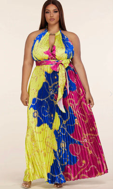 Multi Chain Maxi Dress - Foxy And Beautiful