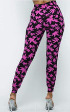 Pink Leaves Joggers - Foxy And Beautiful