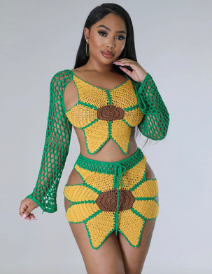 Sunflower Babe Set - Foxy And Beautiful