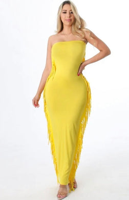 Genesis Tube Fringe Dress - Foxy And Beautiful