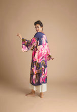 Denim Orchid Kimono Gown - Foxy And Beautiful