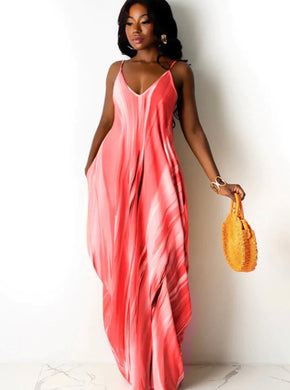 Strawberry Swirl Maxi Dress - Foxy And Beautiful