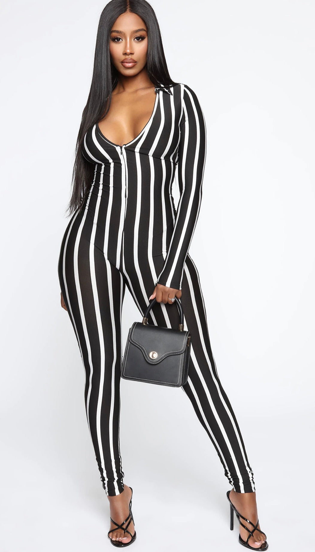 Striped Love Jumpsuit - Foxy And Beautiful