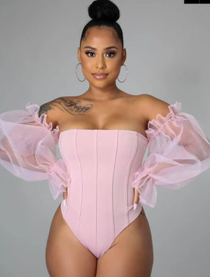 See Thru My Sleeves Bodysuit - Foxy And Beautiful