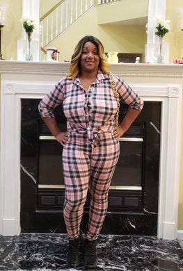 Pink Plaid Set - Foxy And Beautiful